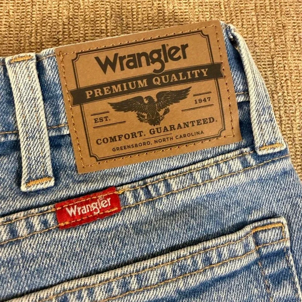 Wrangler blue jeans